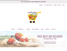Tablet Screenshot of fruitandvegdirect.com
